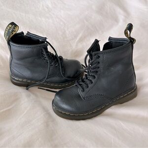 Black Dr Marten toddlers boots Size9